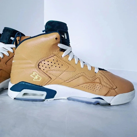 Jordan GS MVP Twine Geode Teal  Twine/Luminous Green/Sail Size 5Y (23.5cm) - Picture 6 of 8